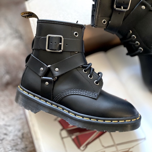 Dr. Martens Cristofor Leather Moto Boot (Women) - Picture 5 of 16